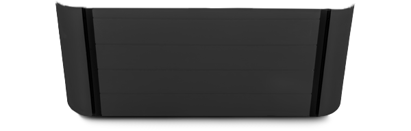 Graphitgraue Sockelleisten